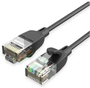 PATCH CABLE CAT.6A UTP/5M BLACK IBIBJ VENTION