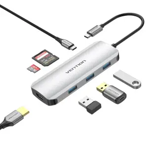 NB ACC DOCKING STATION 7IN1/USB-C 0.15M TOJHB VENTION
