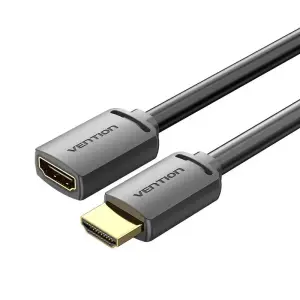 CABLE HDMI MALE/FEMALE 4K/1M BLACK AHCBF VENTION