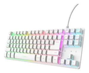 KEYBOARD USB GXT 833W THADO/TKL ENG WHITE 25894 TRUST
