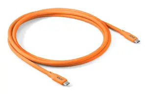 CABLE USB-C TO USB-C 2M/M/M ORANGE CAC-3000 CLUB3D