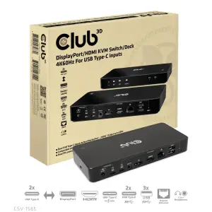 NB ACC DOCKING STATION/USB-C 120W CSV-1585 CLUB3D