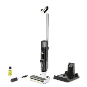 Vacuum Cleaner|KARCHER|Three-in-one floor cleaner FCV 3|Dry&wet|2-in-1 stick vacuum|White|Bagless|Battery|1.056-122.0