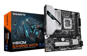 Mainboard|GIGABYTE|1xNumber of M.2 (M) slots|micro ATX|Intel H810|Bluetooth Yes|Wi-Fi Yes|2xSlots|RAM DDR5-SDRAM|LGA 1851 (Socket V1)|H810MGAMINGWIFI6