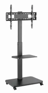 TV SET ACC FLOOR STAND 37-75"/BLACK TVS-75S-02 GEMBIRD