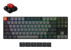 KEYBOARD WRL K1 RGB/BLACK K1X-B1 KEYCHRON