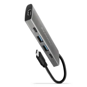 I/O HUB USB-C 5IN1/0.13M HMC-5G21 AXAGON
