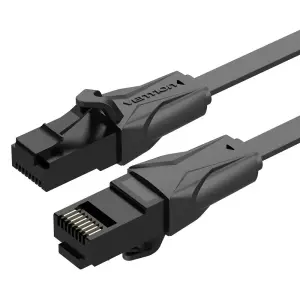 PATCH CABLE CAT.6 UTP/1M BLACK IBABF VENTION