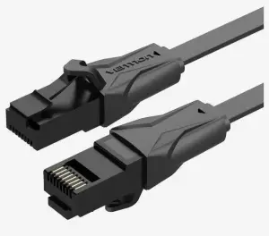 PATCH CABLE CAT.6 UTP/3M BLACK IBABI VENTION