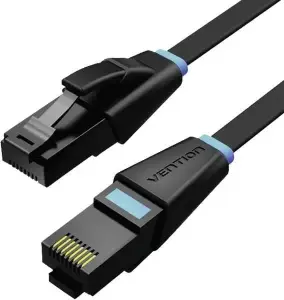 PATCH CABLE CAT.6 UTP/0.5M BLACK IBJBD VENTION