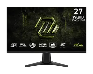 LCD Monitor|MSI|27 "|2560 x 1440 pixels|Wide Quad HD|Native aspect ratio 16:9|LCD|Flat|MAG275QFE20