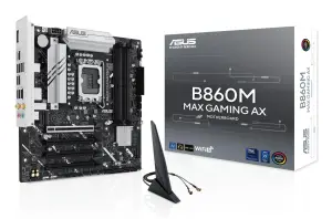 Mainboard|ASUS|Intel B860 Express|LGA1851|Micro-ATX|Memory DDR5|Memory slots 4|B860MMAXGAMINGAX