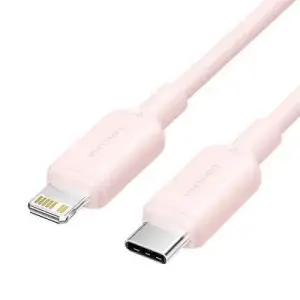 CABLE USB-C TO LIGHTNING/1M PINK LAKPF VENTION