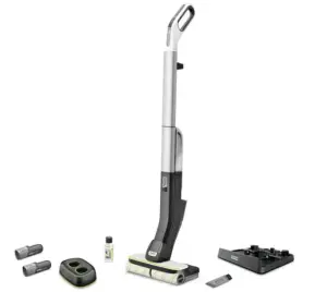 Vacuum Cleaner|KARCHER|dry&wet|Stick vacuum|Grey/Black|Bagless|Battery|1.056-400.0