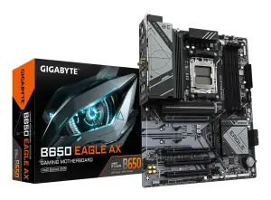 Mainboard|GIGABYTE|AMD B650|Socket AM5|ATX|RAM DDR5-SDRAM|4xSlots|Wi-Fi Yes|Bluetooth Yes|3xNumber of M.2 (M) slots|GIGABYTE B650 EAGLE AX|B650EAGLEAX1.2
