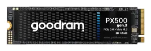 SSD|GOODRAM|600xTBW rating|MTBF 1500000 h|Read speed 3300 MB/s|Write speed 2700 MB/s|NVMe Yes|PCI Express 3.0|M.2|1000 GB|SSDPR-PX500-01T-80-G3