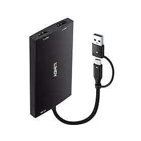 I/O CONVERTER USB-C/A TO HDMI/43430 LINDY