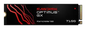 SSD|SANDISK|1200xTBW rating|MTBF 1750000 h|Read speed 7250 MB/s|Write speed 6900 MB/s|NVMe Yes|PCI Express 4.0|M.2|2000 GB|SDSP71200TAN-000E0