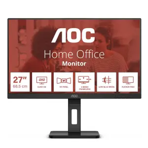 LCD Monitor|AOC|27 "|2560 x 1440 pixels|Quad HD|Native aspect ratio 16:9|Flat|Q27E3UMF