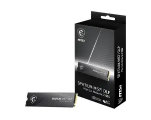 SSD|MSI|1400xTBW rating|MTBF 1500000 h|Read speed 14500 MB/s|Write speed 11000 MB/s|NVMe Yes|PCI Express 5.0|M.2|2000 GB|SPATIUM M571 DLP PCIe 5.0 NVMe M.2|S78-440Q1K0-P83