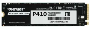 SSD|PATRIOT|320xTBW rating|NVMe Yes|PCI Express|M.2|1000 GB|P410P1TBM28H