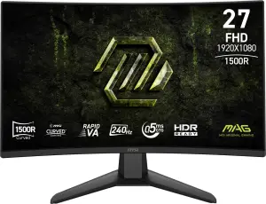 LCD Monitor|MSI|27 "|1920 x 1080 pixels|Full HD|Native aspect ratio 16:9|Curved|MAG274CFX24