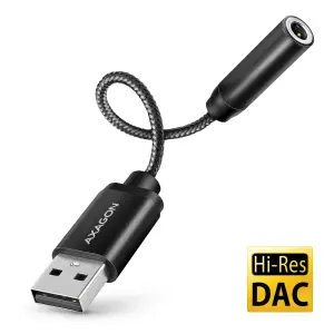 ADAPTER USB-C TO AUDIO 3.5MM/DAC 0.1M ADA-HA AXAGON