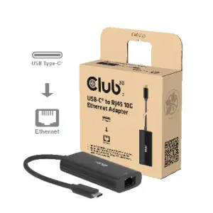 I/O ADAPTER USB-C TO RJ45/10G M/F CAC-2531 CLUB3D