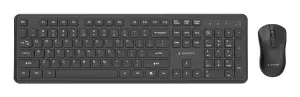 KEYBOARD +MOUSE WRL ENG/BK KBS-WPS-01 GEMBIRD