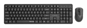 KEYBOARD +MOUSE WRL ENG/BLACK KBS-WMS-01 GEMBIRD