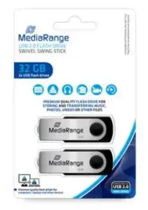 MEMORY DRIVE FLASH USB2 32GB/MR911-2 MEDIARANGE