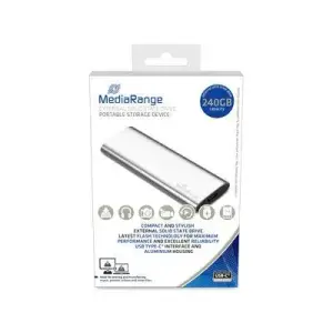 External SSD|MEDIARANGE|Read speed 450 MB/s|Write speed 420 MB/s|Form factor M.2|NVMe Yes| 240 GB|MR1101