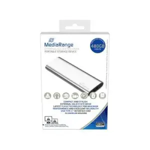 External SSD|MEDIARANGE|Read speed 450 MB/s|Write speed 420 MB/s|Form factor M.2|NVMe Yes| 480 GB|MR1102