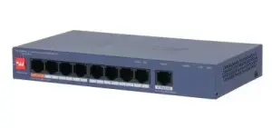 Switch|DAHUA|CS4009-8ET1GT-60|Switch type Managed|Switch layer L2|9xRJ-45 ports|RJ-45 Ports Type Gigabit Ethernet (10/100/1000)|8xFast Ethernet (copper) ports quantity|1xGigabit Ethernet (copper) ports quantity|Power over Ethernet (PoE) Yes|CS4009-8ET1GT-