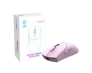 MOUSE USB OPTICAL WRL GAMING/FORGE GM340 WRL VIOLET MSI