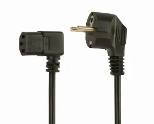 CABLE POWER ANGLED C13 1.8M/PC-186A-075-1.8M GEMBIRD