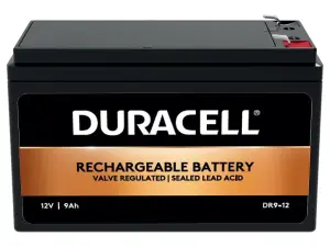 BATTERY 12V 9AH VRLA/DR9-12 DURACELL