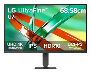 LCD Monitor|LG|27 "|3840 x 2160 pixels|4K Ultra HD|Native aspect ratio 16:9|LCD|Flat|27U710B-B