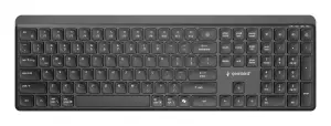 KEYBOARD WRL SLIM 2.4G+BT US/KB-WPS-03 GEMBIRD