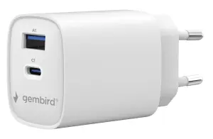 CHARGER USB UNIVERSAL 2P 45W/TA-UC-1A1C-PD45-01-W GEMBIRD