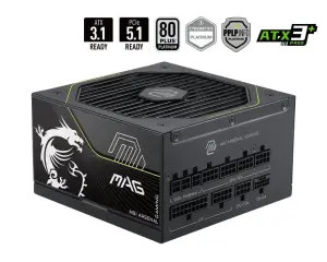 Power Supply|MSI|MAG A1200PLS PCIE5|ATX|PC|100 - 240 V|1200 W|MAGA1200PLSPCIE5