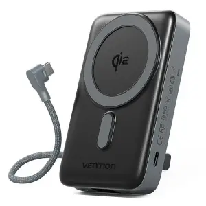POWER BANK WRL 10000MAH 35W/GREY FKHH0 VENTION