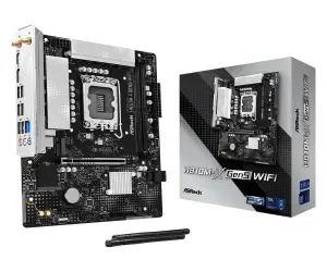Mainboard|ASROCK|Intel H810|LGA 1851 (Socket V1)|micro ATX|RAM DDR5-SDRAM|2xSlots|Wi-Fi Yes|Bluetooth Yes|1xNumber of M.2 (M) slots|H810M-XGEN5
