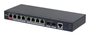 Switch|DAHUA|S4210-8GT-110|Switch type Managed|Switch layer L2|Form factor Desktop/Wall-Mounting|8xRJ-45 ports|RJ-45 Ports Type Gigabit Ethernet (10/100/1000)|2xFiber uplink ports quantity|Power over Ethernet (PoE) Yes|8xPower over Ethernet (PoE) ports qu