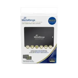 SSD|MEDIARANGE| 960 GB|Serial ATA III|Write speed 480 MB/s|Read speed 550 MB/s|Blister|2.5"|MR1004