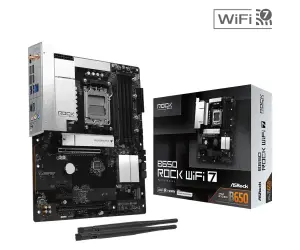 Mainboard|ASROCK|AMD B650|Socket AM5|ATX|RAM DDR5-SDRAM|4xSlots|Wi-Fi Yes|Bluetooth Yes|2xNumber of M.2 (M) slots|B650ROCKWIFI7